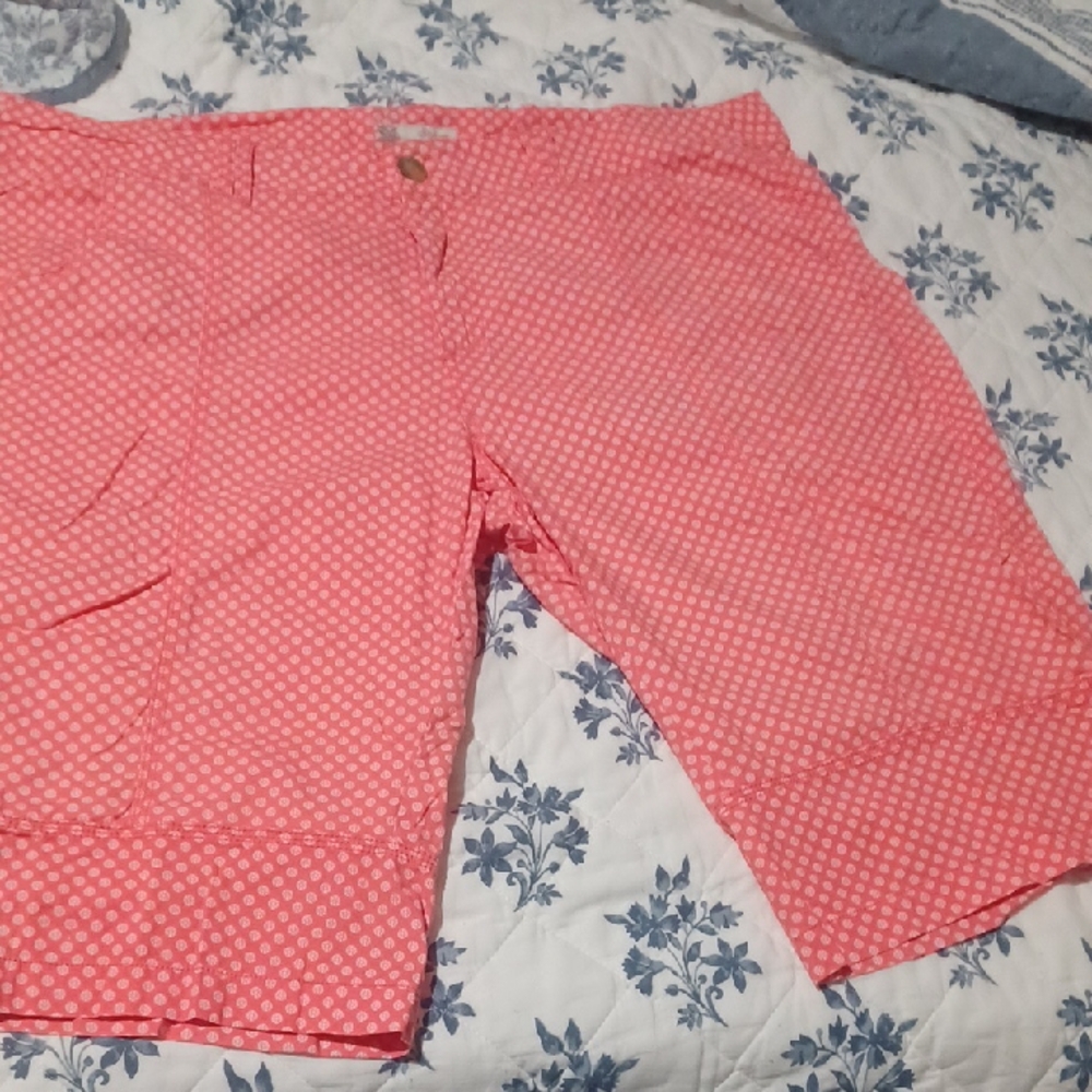 Style & Co. Orange Floral Patterned Shorts